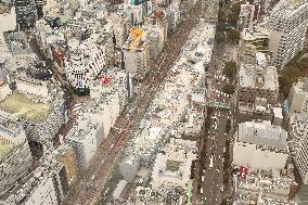 Redevelopment of the area around Shibuya Station (Miyashita Park)